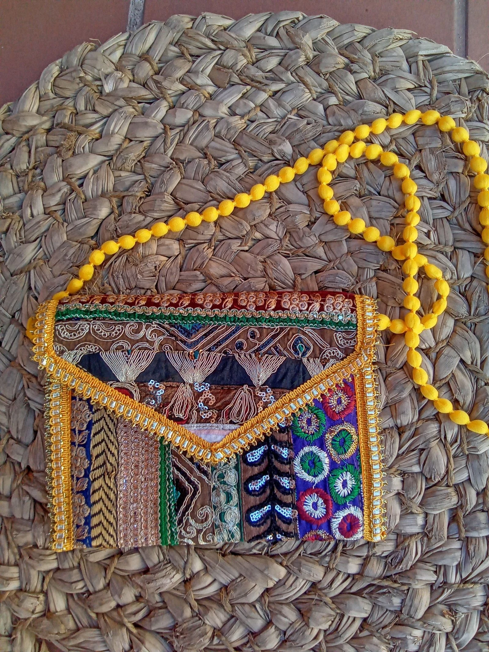 Bolsa India bordada multicolor – photo 3